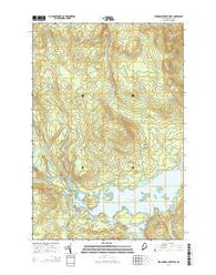 Seboomook Lake West Maine Current topographic map, 1:24000 scale, 7.5 X 7.5 Minute, Year 2014