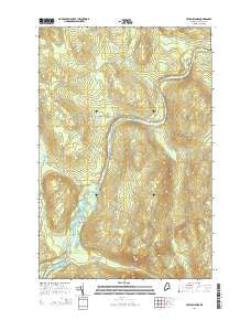 Seven Islands Maine Current topographic map, 1:24000 scale, 7.5 X 7.5 Minute, Year 2014