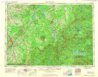 Sherbrooke Maine Historical topographic map, 1:250000 scale, 1 X 2 Degree, Year 1966