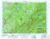 Sherbrooke Maine Historical topographic map, 1:250000 scale, 1 X 2 Degree, Year 1976