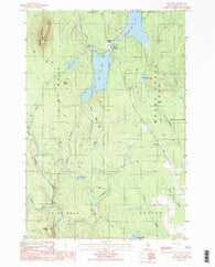 Shin Pond Maine Historical topographic map, 1:24000 scale, 7.5 X 7.5 Minute, Year 1986