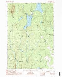 Shin Pond Maine Historical topographic map, 1:24000 scale, 7.5 X 7.5 Minute, Year 1986