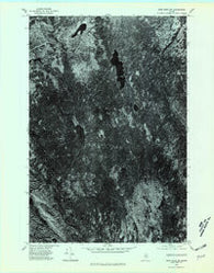 Shin Pond SW Maine Historical topographic map, 1:24000 scale, 7.5 X 7.5 Minute, Year 1975