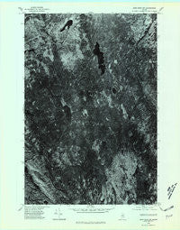 Shin Pond SW Maine Historical topographic map, 1:24000 scale, 7.5 X 7.5 Minute, Year 1975