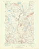 Shin Pond Maine Historical topographic map, 1:62500 scale, 15 X 15 Minute, Year 1954