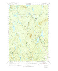 Shin Pond Maine Historical topographic map, 1:62500 scale, 15 X 15 Minute, Year 1954