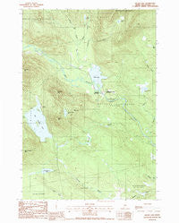 Silver Lake Maine Historical topographic map, 1:24000 scale, 7.5 X 7.5 Minute, Year 1988