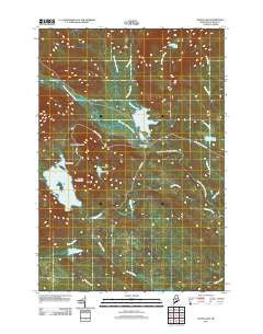 Silver Lake Maine Historical topographic map, 1:24000 scale, 7.5 X 7.5 Minute, Year 2011