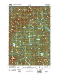 Skinner Maine Historical topographic map, 1:24000 scale, 7.5 X 7.5 Minute, Year 2011