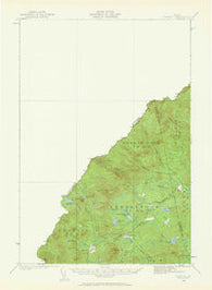 Skinner Maine Historical topographic map, 1:62500 scale, 15 X 15 Minute, Year 1928