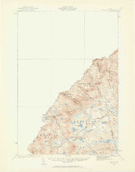 Skinner Maine Historical topographic map, 1:62500 scale, 15 X 15 Minute, Year 1928