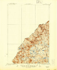 Skinner Maine Historical topographic map, 1:62500 scale, 15 X 15 Minute, Year 1931