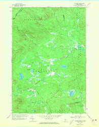 Skinner Maine Historical topographic map, 1:24000 scale, 7.5 X 7.5 Minute, Year 1970