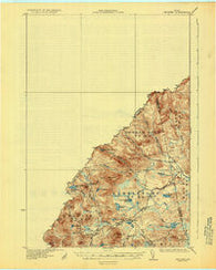 Skinner Maine Historical topographic map, 1:62500 scale, 15 X 15 Minute, Year 1931