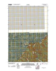Skinner NE Maine Historical topographic map, 1:24000 scale, 7.5 X 7.5 Minute, Year 2011