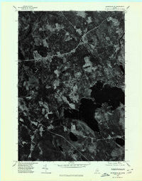 Skowhegan NE Maine Historical topographic map, 1:24000 scale, 7.5 X 7.5 Minute, Year 1975