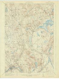 Skowhegan Maine Historical topographic map, 1:62500 scale, 15 X 15 Minute, Year 1913