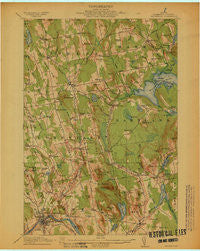 Skowhegan Maine Historical topographic map, 1:62500 scale, 15 X 15 Minute, Year 1913