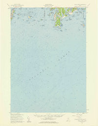 Small Point Maine Historical topographic map, 1:62500 scale, 15 X 15 Minute, Year 1957