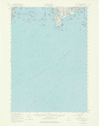 Small Point Maine Historical topographic map, 1:62500 scale, 15 X 15 Minute, Year 1957