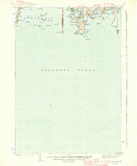 Small Point Maine Historical topographic map, 1:62500 scale, 15 X 15 Minute, Year 1944