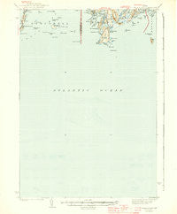 Small Point Maine Historical topographic map, 1:62500 scale, 15 X 15 Minute, Year 1944