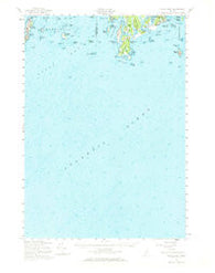 Small Point Maine Historical topographic map, 1:62500 scale, 15 X 15 Minute, Year 1957