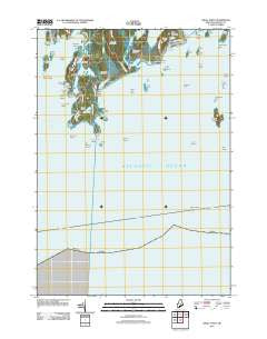 Small Point Maine Historical topographic map, 1:24000 scale, 7.5 X 7.5 Minute, Year 2011