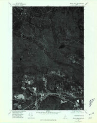 Smyrna Mills NE Maine Historical topographic map, 1:24000 scale, 7.5 X 7.5 Minute, Year 1975