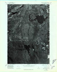 Smyrna Mills SE Maine Historical topographic map, 1:24000 scale, 7.5 X 7.5 Minute, Year 1975