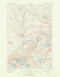 Smyrna Mills Maine Historical topographic map, 1:62500 scale, 15 X 15 Minute, Year 1955
