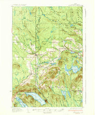 Smyrna Mills Maine Historical topographic map, 1:62500 scale, 15 X 15 Minute, Year 1937