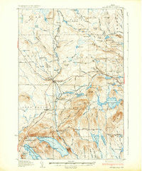Smyrna Mills Maine Historical topographic map, 1:62500 scale, 15 X 15 Minute, Year 1937