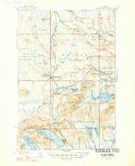 Smyrna Mills Maine Historical topographic map, 1:62500 scale, 15 X 15 Minute, Year 1937