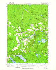 Smyrna Mills Maine Historical topographic map, 1:62500 scale, 15 X 15 Minute, Year 1955