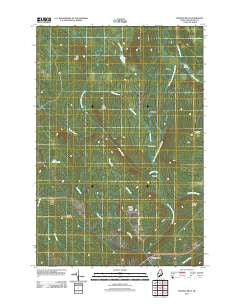 Smyrna Mills Maine Historical topographic map, 1:24000 scale, 7.5 X 7.5 Minute, Year 2011