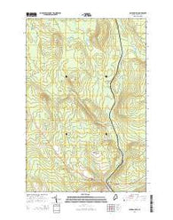 Smyrna Mills Maine Current topographic map, 1:24000 scale, 7.5 X 7.5 Minute, Year 2014
