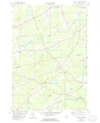 Snow Mountain Maine Historical topographic map, 1:24000 scale, 7.5 X 7.5 Minute, Year 1982