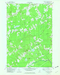 Snow Mountain Maine Historical topographic map, 1:24000 scale, 7.5 X 7.5 Minute, Year 1982