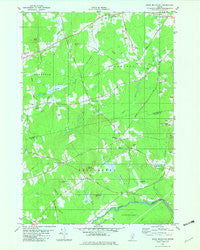 Snow Mountain Maine Historical topographic map, 1:24000 scale, 7.5 X 7.5 Minute, Year 1982