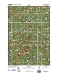 Snow Mountain Maine Historical topographic map, 1:24000 scale, 7.5 X 7.5 Minute, Year 2011