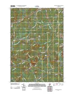 Snow Mountain Maine Historical topographic map, 1:24000 scale, 7.5 X 7.5 Minute, Year 2011
