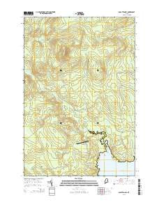 Socatean Bay Maine Current topographic map, 1:24000 scale, 7.5 X 7.5 Minute, Year 2014