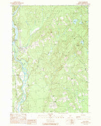 Solon Maine Historical topographic map, 1:24000 scale, 7.5 X 7.5 Minute, Year 1989