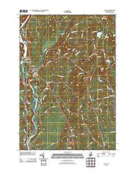 Solon Maine Historical topographic map, 1:24000 scale, 7.5 X 7.5 Minute, Year 2011