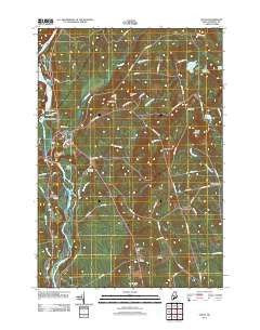 Solon Maine Historical topographic map, 1:24000 scale, 7.5 X 7.5 Minute, Year 2011