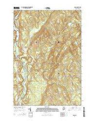 Solon Maine Current topographic map, 1:24000 scale, 7.5 X 7.5 Minute, Year 2014