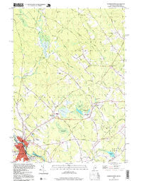 Somersworth New Hampshire Historical topographic map, 1:24000 scale, 7.5 X 7.5 Minute, Year 1998
