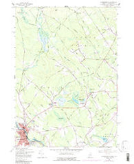 Somersworth New Hampshire Historical topographic map, 1:24000 scale, 7.5 X 7.5 Minute, Year 1958