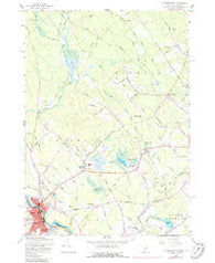 Somersworth New Hampshire Historical topographic map, 1:24000 scale, 7.5 X 7.5 Minute, Year 1958